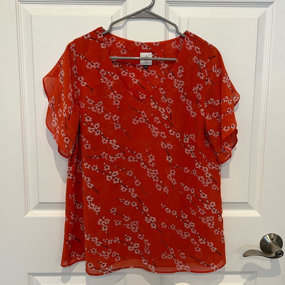 Cabi Split Sleeve Top